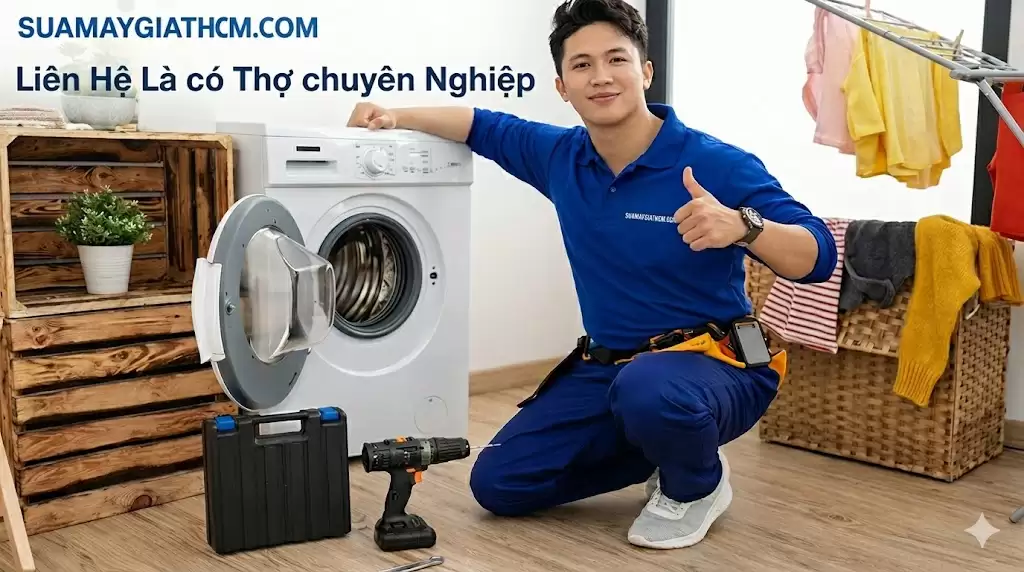 Sửa Máy Giặt Tại Nhà TPHCM – Có Mặt Nhanh Chóng, Báo Giá Minh Bạch