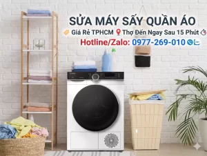 Máy Sấy Quần Áo Giá Rẻ TPHCM | Thợ Đến Ngay Sau $15$ Phút
