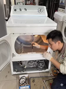 Sửa Máy Sấy Quần Áo Whirlpool TPHCM Tại Nhà – Thợ Đến Ngay Sau 15 Phút
