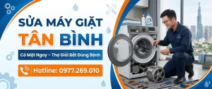 Sửa Máy Giặt Tân Bình Có Mặt Ngay – Thợ Giỏi Bắt Đúng Bệnh Làm Ăn Đàng Hoàng