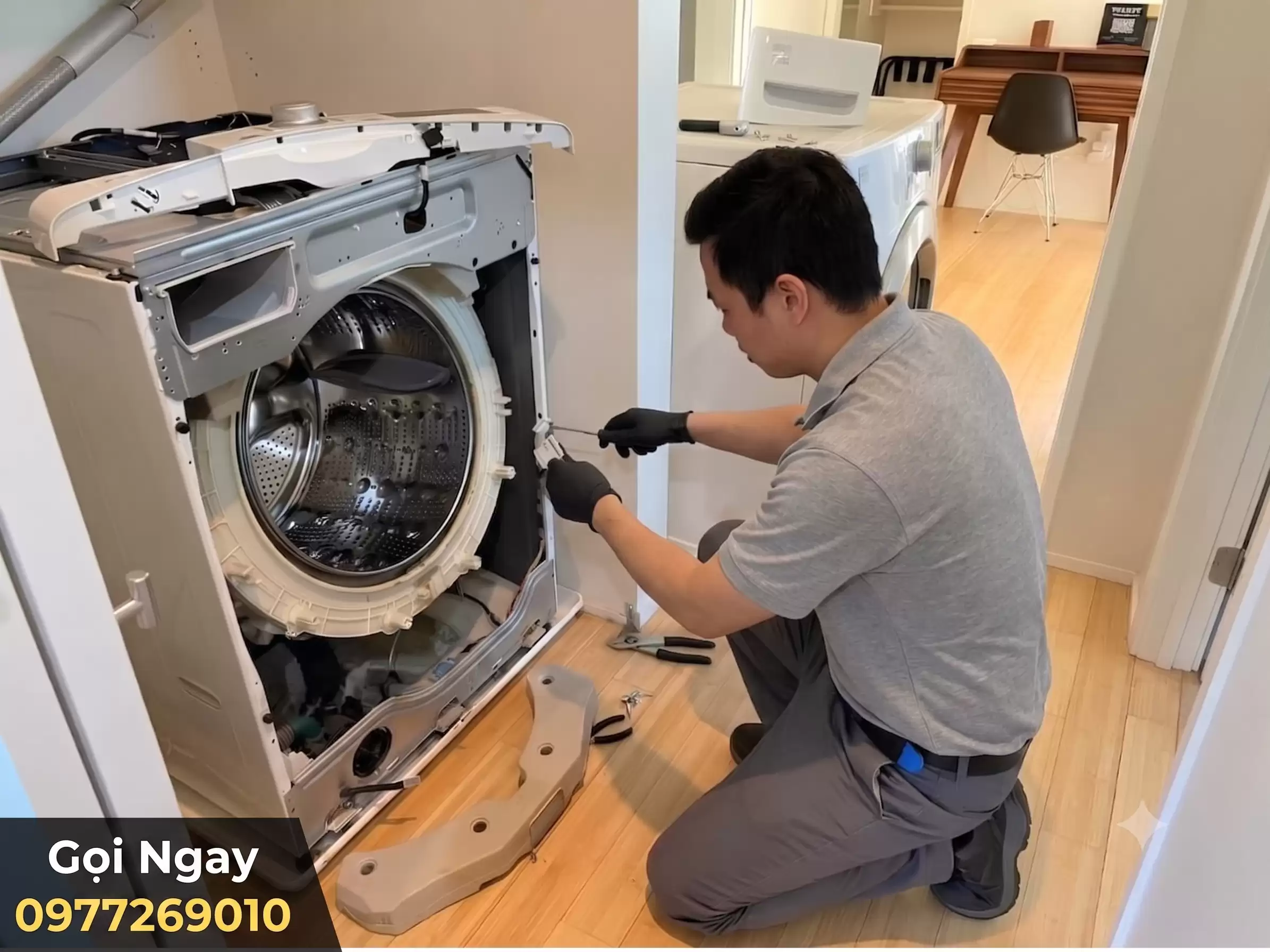 Sửa Máy Giặt Cửa Ngang TPHCM – Bắt Đúng Bệnh Không Vẽ Vời Lội Hẻm Tới Liền