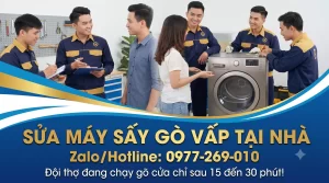 Thợ Sửa Máy Sấy Quần Áo Gò Vấp – Thợ Làm Thật Thà, Báo Đúng Giá Sau 15 Phút