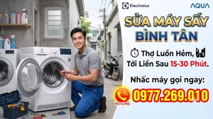 Dịch Vụ Sửa Máy Sấy Tại Nhà Quận Bình Tân – Thợ Tới Liền Bắt Đúng Bệnh Báo Đúng Giá
