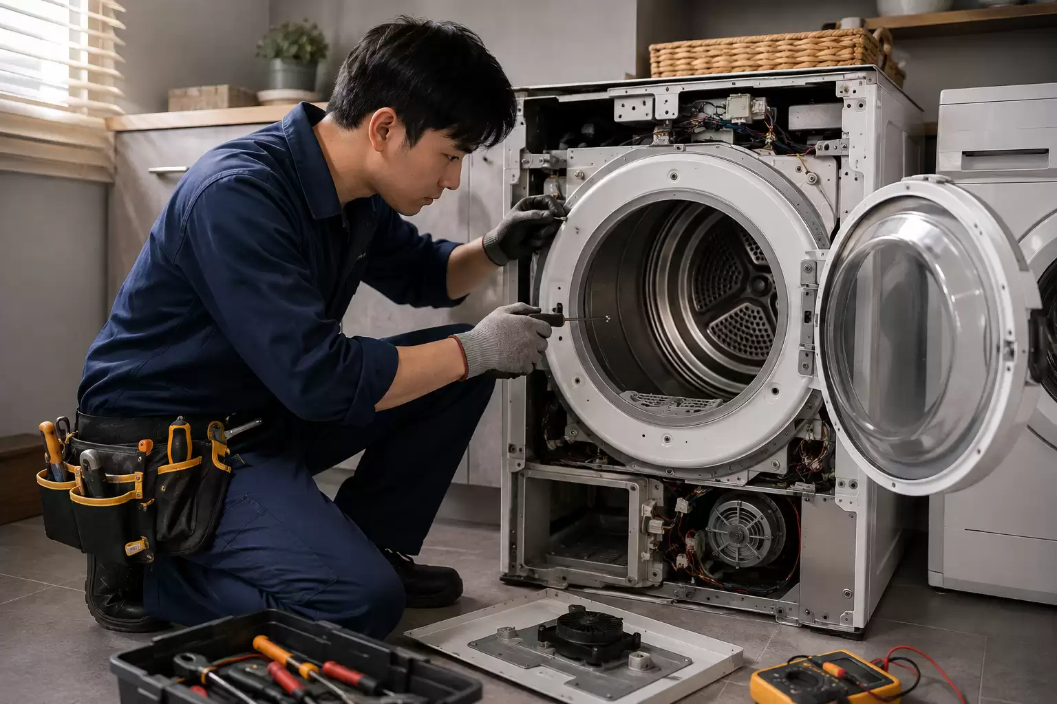 Sửa Máy Sấy Quần Áo Giá Rẻ TPHCM | Thợ Không Vẽ Bệnh