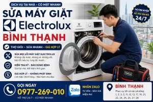 Sửa Máy Giặt Electrolux Bình Thạnh Tới Lẹ – Khám Bệnh Tại Chỗ