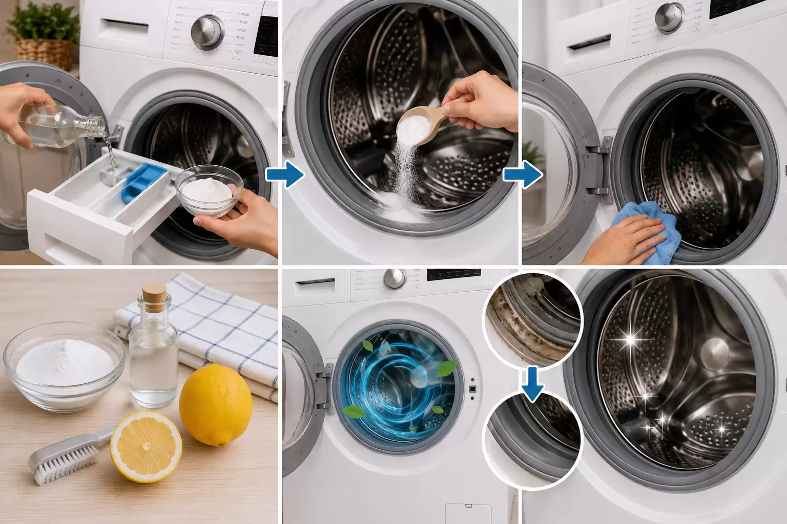 Cách Tự Vệ Sinh Máy Giặt Tại Nhà & Sự Thật Ít Thợ Nào Dám Kể