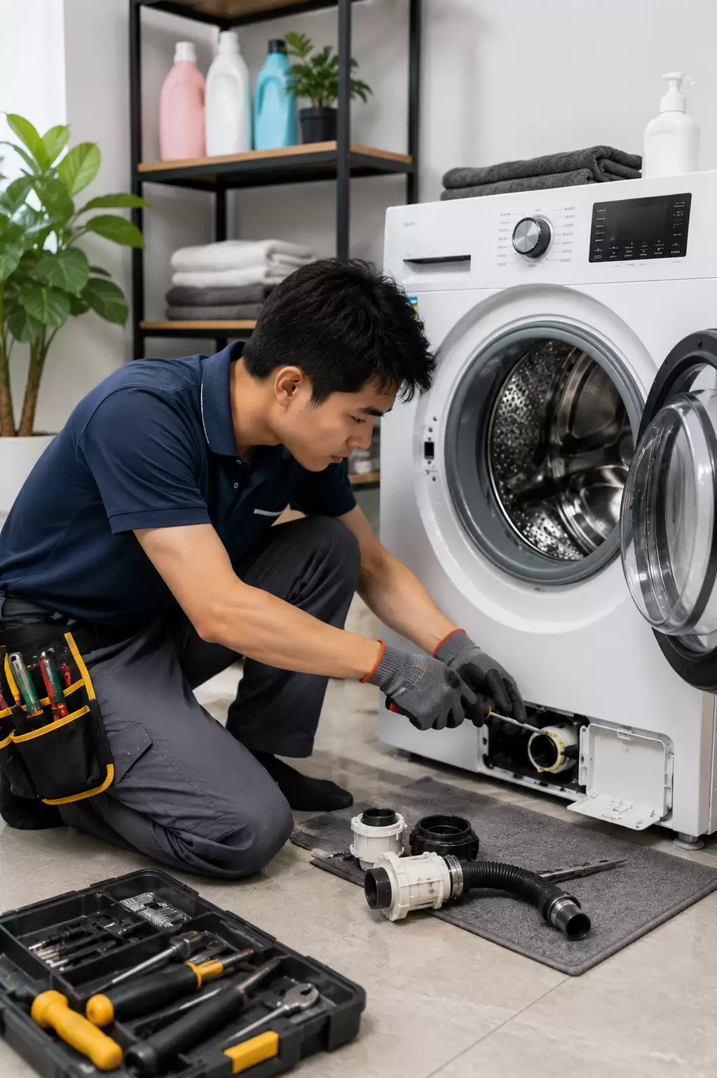 Sửa Máy Giặt Lồng Ngang | Nhanh Chóng | Minh Bạch