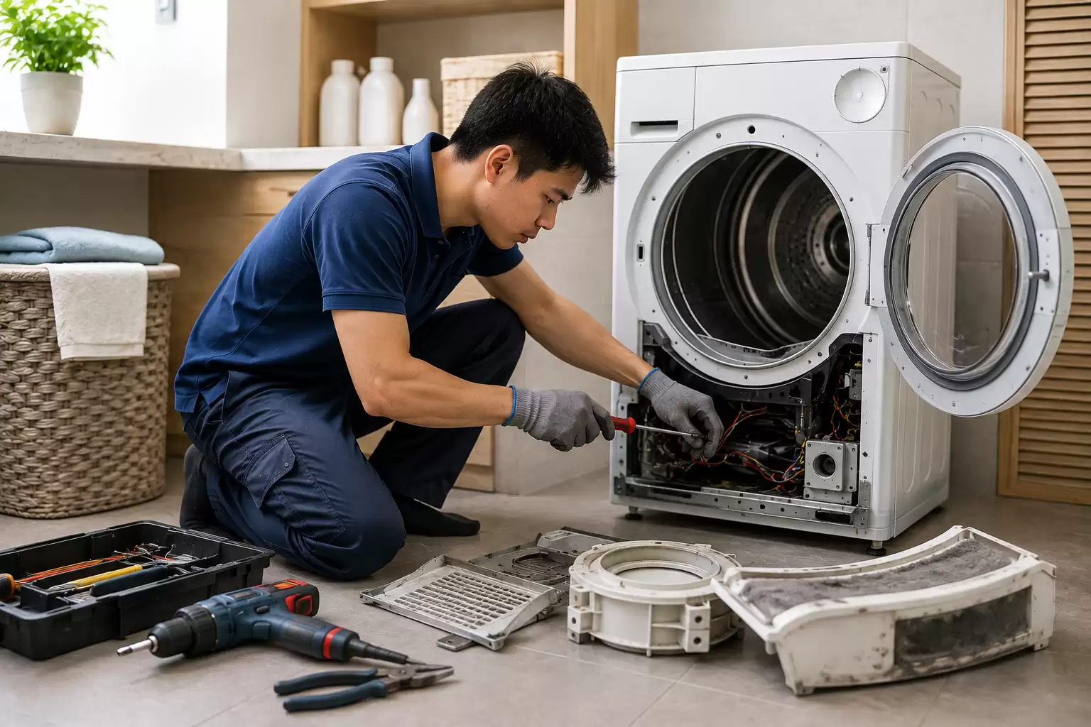 Dịch Vụ Sửa Máy Sấy Quần Áo Uy Tín TPHCM Tới Lẹ