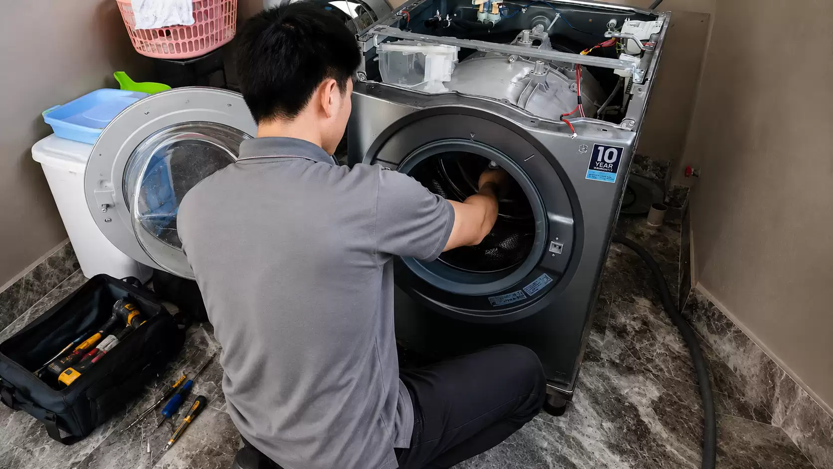 Sửa Máy Giặt Tân Phú Tới Lẹ | Đo Điện VOM Báo 1 Giá
