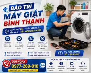 Bảo Trì Máy Giặt Bình Thạnh | Khám BệnhBáo 1 Giá