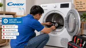 Sửa Máy Sấy Candy Không Quay Lồng | Thợ Rã Máy Đo VOM, Báo 1 Giá