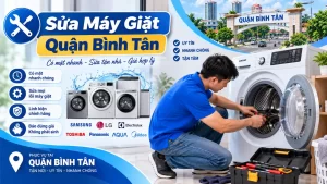 Thợ Sửa Máy Giặt Samsung Quận Bình Tân | Báo Đúng 1 Giá