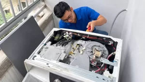 Sửa Máy Giặt Samsung Tại Nhà Lẹ Làng Đo VOM | Thợ Hòa