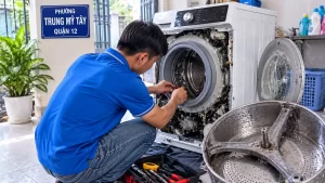Sửa Máy Giặt Phường An Phú Đông | Thợ Lội Hẻm Qua Lẹ Báo Đúng 1 Giá