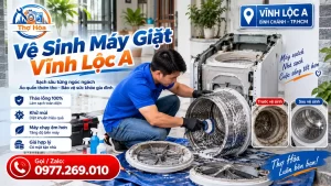 Vệ Sinh Máy Giặt Vĩnh Lộc A Sạch Bong | Tháo Rã Báo 1 Giá